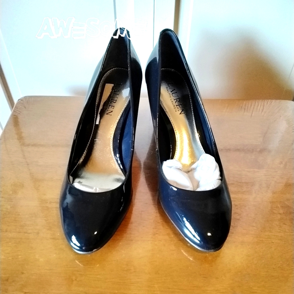 LAUREN RALPH LAUREN SHOES, DARK BLUE, BRAND NEW, EXCELLENT ❤️
